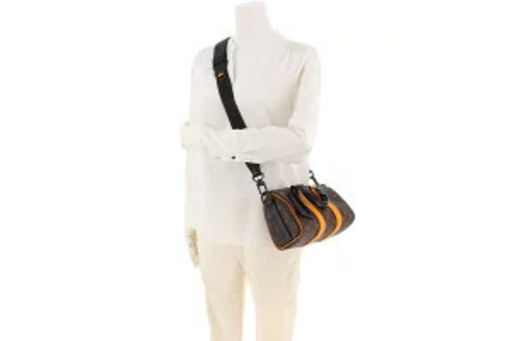 Louis Vuitton Keepall Monogram Saffron Bag Bandoulire Brown
